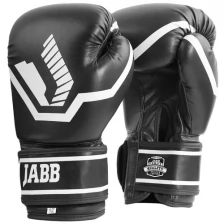 Перчатки бокс.(иск.кожа) Jabb JE-2015/Basic 25 черный 12ун.