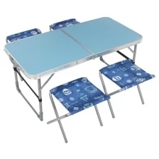 Nika Набор стол+стулья (ССТ-К2/1 металлик-хант) .